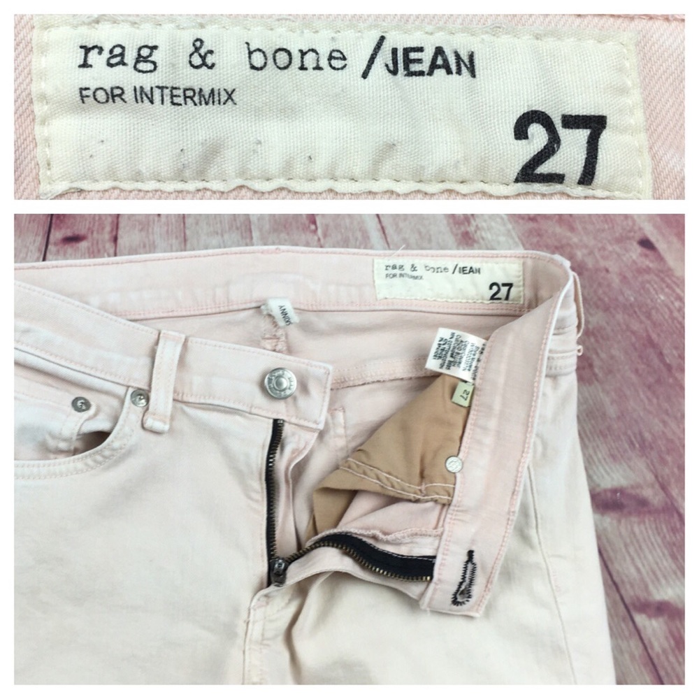 Rag & Bone For Intermix Blush Colored Skinny 27 - image 3